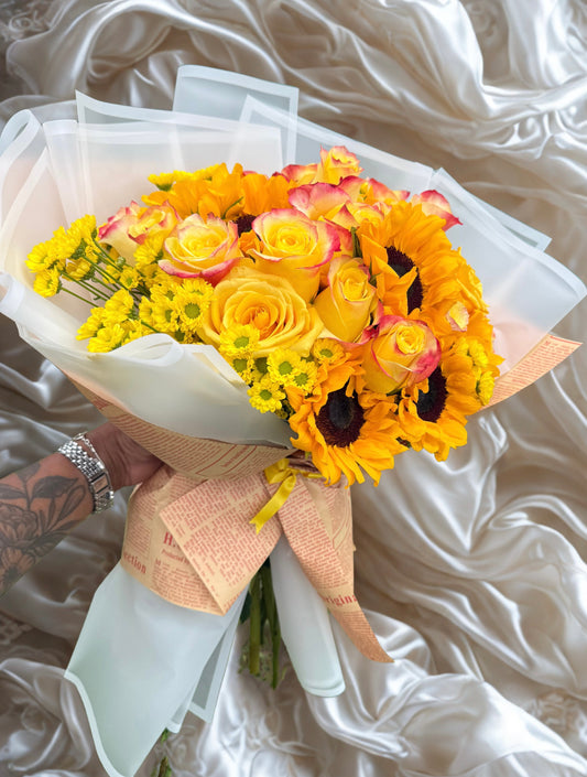 Golden Glow Bouquet